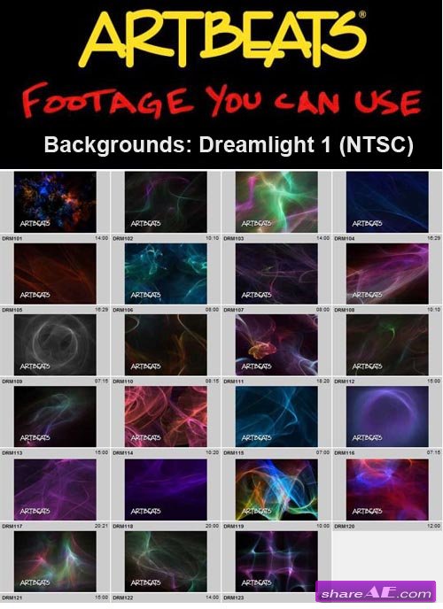 Artbeats - Backgrounds: Dreamlight 1 (NTSC)