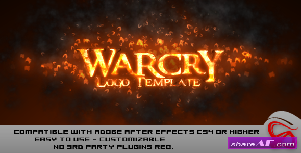 Videohive Warcry Logo - After Effects Project