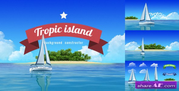 Yacht Sailing Island Travel Intro - After Effects Project (Videohive)