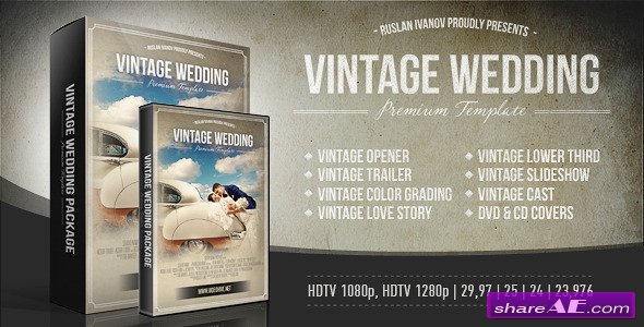 Vintage Wedding Package - After Effects Project (Videohive)