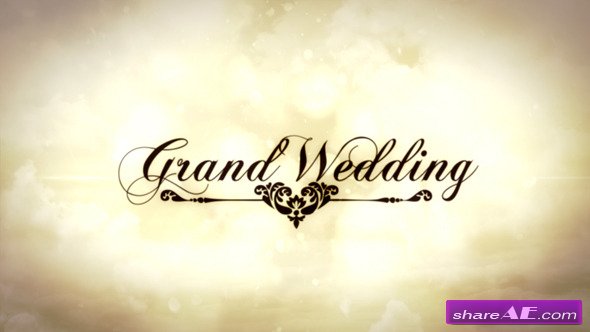 Grand Wedding - After Effects Project (Videohive)
