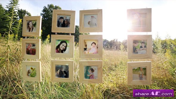 Hanging Wood Frames Gallery - After Effects Project (Videohive)