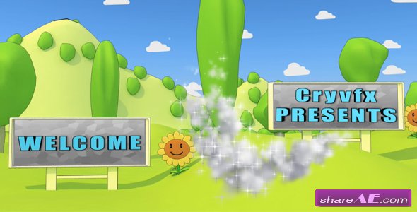 Cartoon Park 3D Animation - After Effects Project (Videohive)