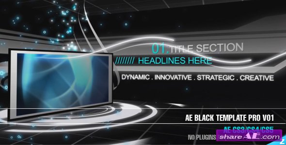 Black Template Pro V01- After Effects Project (VideoHive)