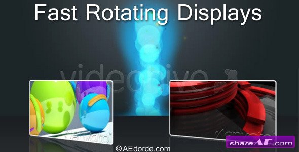 Fast Rotating Displays -  After Effects  Project (Videohive)