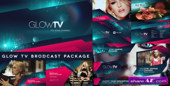Glow TV Broadcast Package - After Effect Project (Videohive)