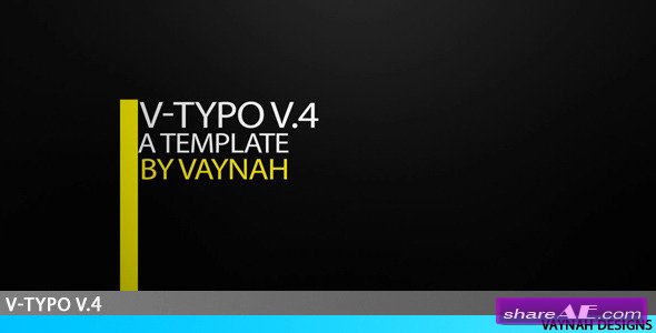 V-Typo V.4 HD Typography - After Effects Project (Videohive)
