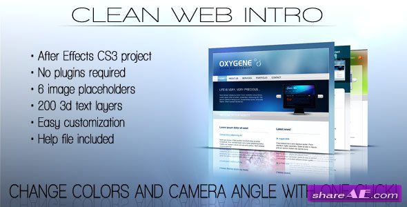 Clean Web Intro - After Effects Project (Videohive)