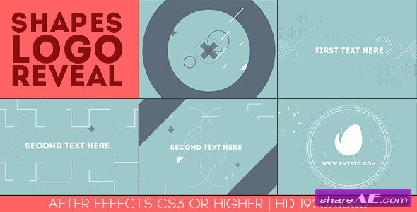 Shapes Logo Reveal - After Effects Project (Videohive)