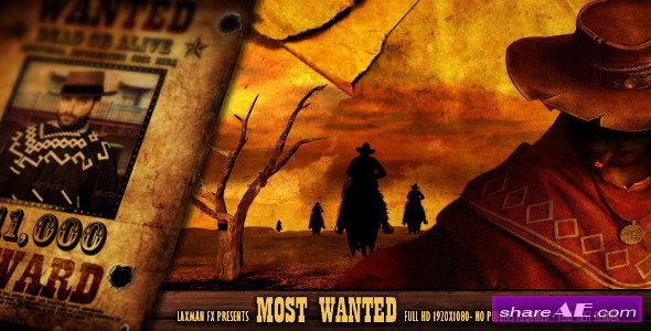 Most Wanted - After Effects Project (Videohive)