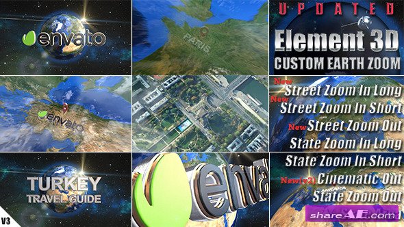 Earth Zoom Pack - After Effects Project (Videohive)