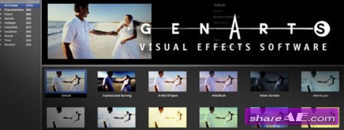 GenArts Plugins Collection for After Effects (WiN) (July 2014)