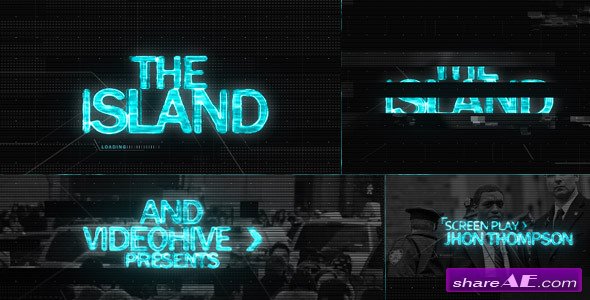 The ISLAND (Sci Fi) Cinematic Title Sequence - After Effects Project (Videohive)
