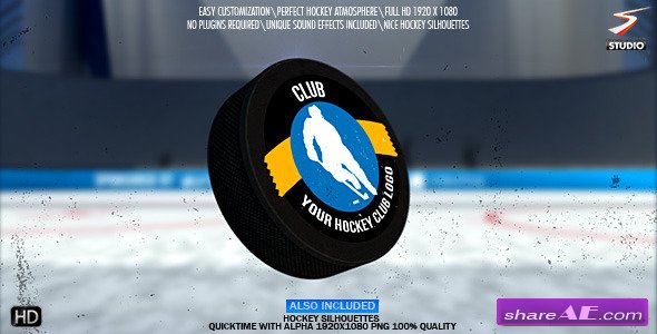 Hockey Logo Opener - After Effects Project (Videohive)