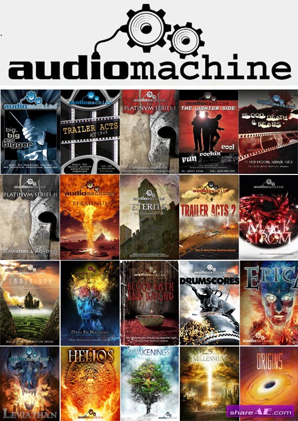 Audiomachine - Discography (23 Albums)