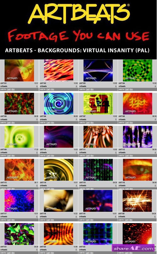 Artbeats - Backgrounds: Virtual Insanity (PAL)