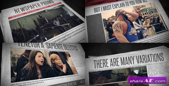 Newspaper Promo - After Effects Project (Videohive)