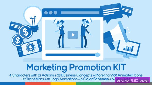 Marketing & Promotion KIT - After Effects Project (Videohive)