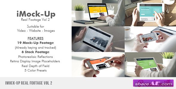 iMock-Up Real Footage Vol 2 - After Effects Project (Videohive)