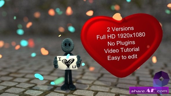 Videohive I love You - After Effects Project