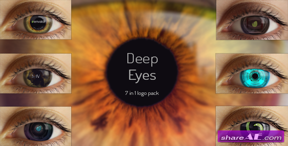 Videohive Deep Eyes | 7 in 1 logo pack - After Effects Project
