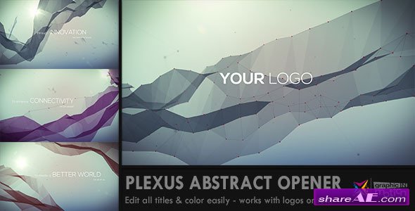 Videohive Plexus Abstract Opener - After Effects Project