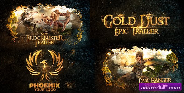 Videohive Gold Dust Epic Trailer - After Effects Project