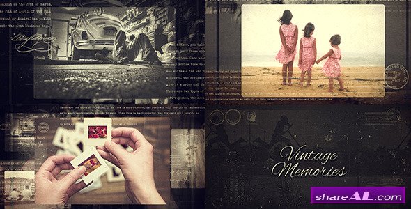 Videohive Vintage Memories - After Effects Project