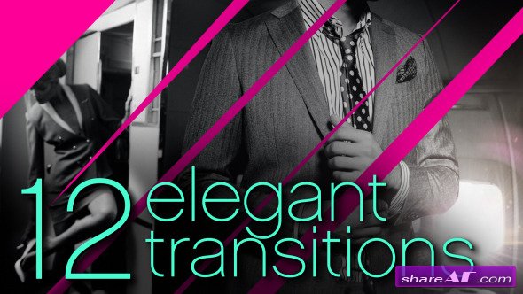 Videohive 12 Elegant Transitions - After Effects Project