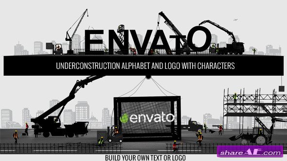 Logo Constructor-Alphabet Builder With Characters - After Effects Projects (Videohive)