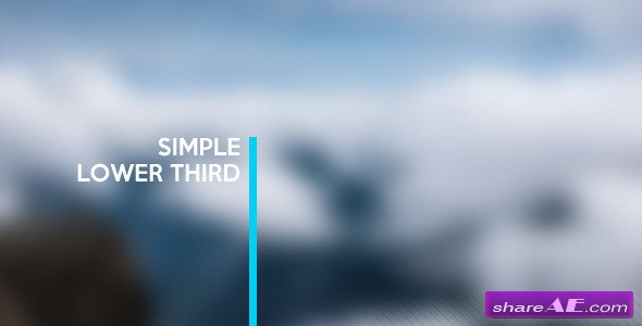 Videohive Simple Lower Thirds - PREMIERE PRO