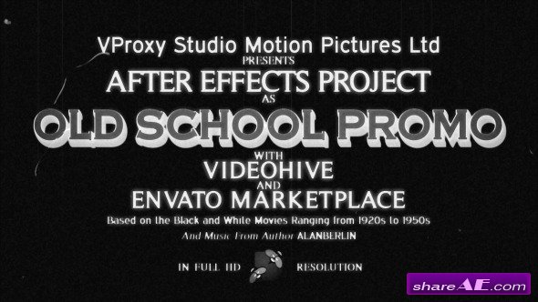 Videohive Old School Promo Pack