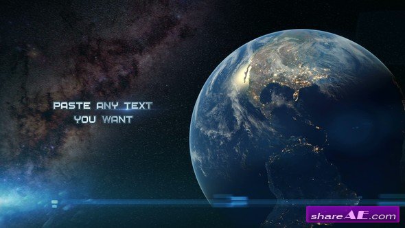 Videohive Space Opening Titles