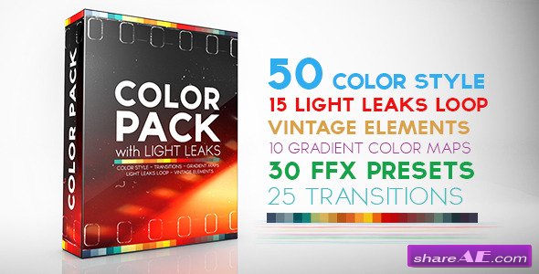 Videohive Color Pack with Light Leaks