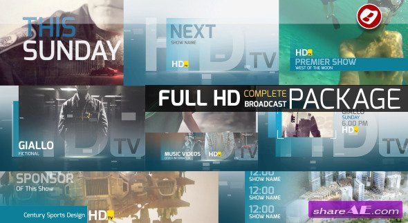 Videohive HDtv Complete Broadcast Package