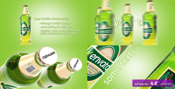 Videohive Beer Bottle Commercial