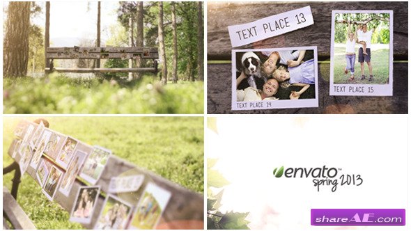 Videohive Bench Photo Gallery - After Effects Templates