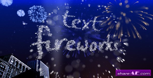 Text Fireworks - Videohive