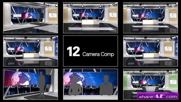Videohive NewsStudio 100 - After Effects Templates