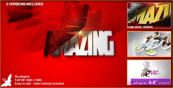 Videohive Superhero Logo - After Effects Templates