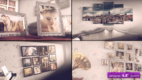 Videohive Vintage Photo Slide - After Effects Templates