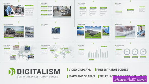 VIDEOHIVE Digitalism - Corporate Presentation Bundle - AFTER EFFECTS TEMPLATE
