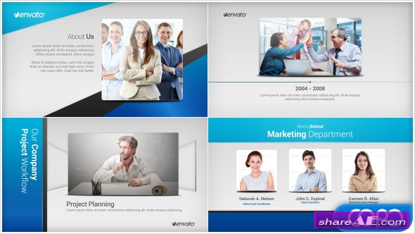 download template after effect company profile