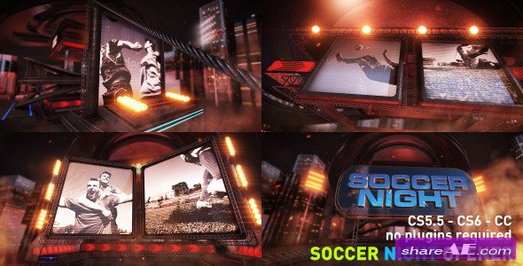 Videohive Soccer Night Opener - After Effects Templates