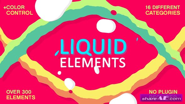 Videohive Liquid Elements FX