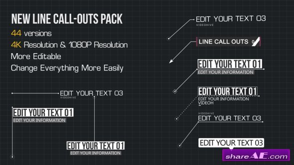 Videohive Line Call-Outs Pack