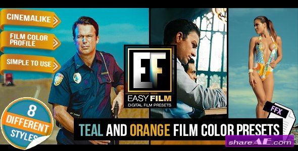 Videohive Easy Film - Professional Footage Color Presets