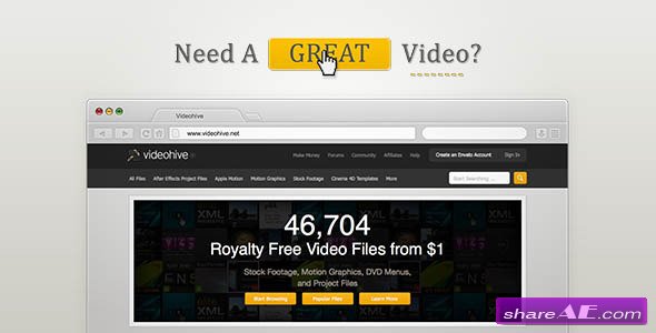 Videohive Simple Website Promo