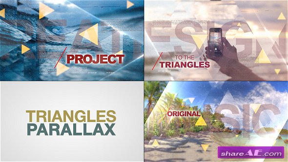 Videohive Triangles World of Parallax
