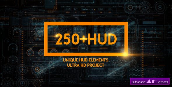 Videohive 250 HUD SCI-FI